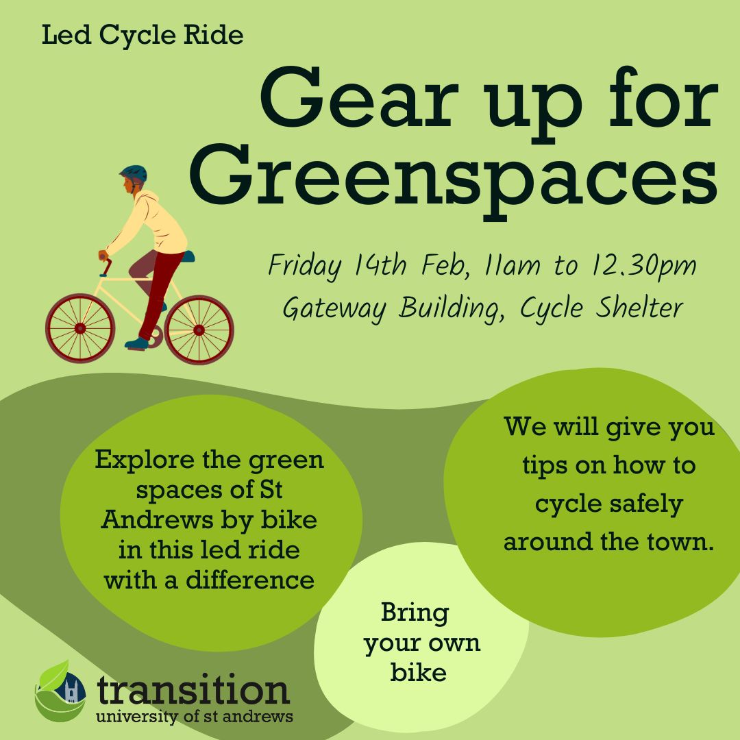 Greenspaces of St Andrews – Led ride